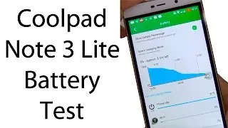 Coolpad Note 3 Lite Battery Life Test On Standby Mode