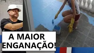 PODE PINTAR PISO CERÂMICO?...SEM LIXAR? DIRETO?