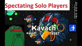 Agar.io - Spectating Solo Players