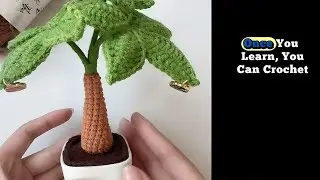 Crochet money tree with subtitles