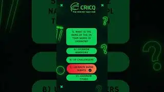 Test your IPL Knowledge
