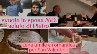 Svuota la spesa MD/saluto di Pietro per san Valentino/ il nostro umile e romantico san Valentino *