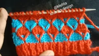 दो रंगों का ख़ूबसूरत स्वेटर डिज़ाइन/Two Colour Sweater Design For Lady Cardigan And Baby Dress #knit