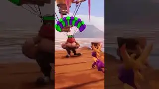 Чел с парашутом))) #shorts  #game #игра #игры #spyro #spyroreignitedtrilogy #spyrothedragon #spyro1