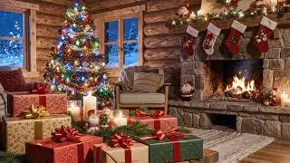 🎄 Rustic Cabin Christmas Jazz &ndash; Cozy Fireplace Instrumental for Winter Evenings