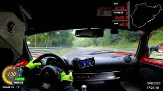 Lotus Exige Sport 350 V6 N&uuml;rburgring Nordschleife touristenfahrten BTG 09/07/2025