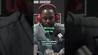 Kendrick Lamar Names His Top 5 Greatest Rappers 💯