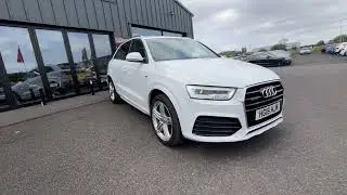 Audi Q3 2.0 tdi s line auto in white 2016