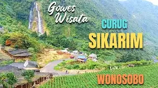 Gowes Wisata ke bukit Sirangkel dan Curug Sikarim Wonosobo.