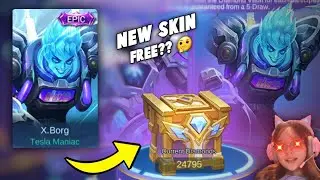 EPIC XBORG TESLA 🔥 PANO MAKUHA ANG SKIN NATO? ALAMIN! Double 11 Diamond Vault!!  😍 - MLBB
