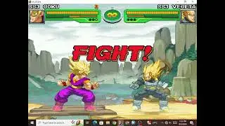 SSJ Goku vs SSJ  Vegeta - EPIC BATTLE! | Hyper DBZ