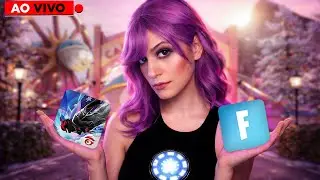 ADMIN ABUSE só os raros | Fortnite + Free Fire AO VIVO 💜