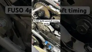#shortvideo #FUSO #mitsubishi  4p10 camshaft timing marks