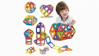 50PCS Magnetic Building Blocks Magnetic Designer Construction Set Model Building Toy Magnets