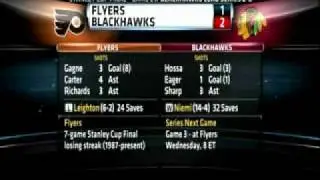 Philadelphia Flyers vs. Chicago Blackhawks - Game 2 Playoffs 2009 - 2010
