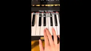 How to play Baby by Justin Bieber in the piano? #piano #how #baby #justinbieber