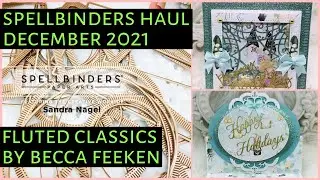 Unboxing - Spellbinders November 2021 Fluted Classics by Becca Feeken | Decor8yourlife December 2021
