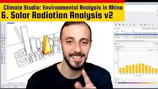 6- Comparing Solar Radiation on Design Iterations with Climate Studio 🔍 #analysisoptions #rhino3d