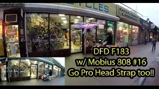 DFD F183 / JJRC H8C Quadcopter with Mobius 808 #16 Camera Flight OVER BUSY STREETS & INTERSECTIONS
