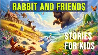 Bedtime Stories For Kids   The Unlikely Adventures of a Rabbit and Friends | Stories For Preschooler