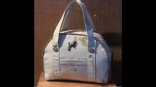 Mini Boston Bag, valisette, tout doubl&eacute;, montage in&eacute;dit + mettre passepoil et pieds de sac, astuces.