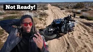 Моё первое настоящее приключение на мотоцикле BMW R1250GS Adventure (тест-драйв в пустыне)