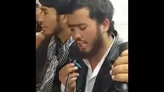 Tarana Murshid infront of Murshid Azam Boa Faqeer.