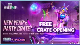 Free Party Crate Opening in Pubg New State - CRATE OPENING IN PUBG NEW STATE - GOT NEW HELMET SKIN🇮🇳