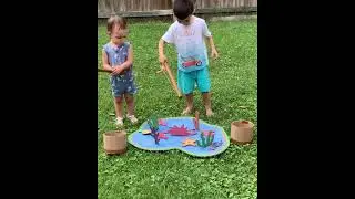 Cardboard Fishing toy | Fishing rod #craft