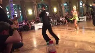Marius-Andrei Balan - Kristina Mohsenska Cha Cha danceComp Wuppertal WDSF World Open Latin 2015