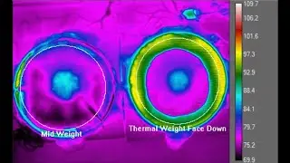 Wick Dry Test Pat Mid Weight vs Pat Thermal Weight with Face Side Down