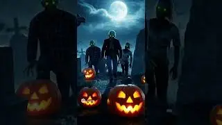 Готов к такому Хэллоуину? 🎃#зомби#хэллоуин #шorts #дабстеп #танец #Sora2 #жесть
