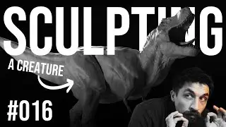 STREAM #016 - Will be doing some CREATURE sculpting!