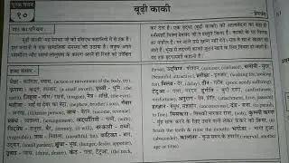 10Th// Hindi lesson no-10 बुढ़ी काकी  // स्वाध्याय// Naik publisher// digest