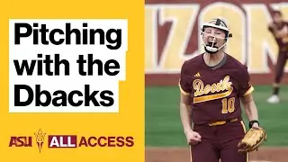 ASU All Access: Sun Devil Softball&rsquo;s Kenzie Brown throws out first pitch for Diamondbacks