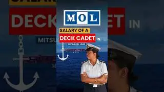 Salary Of Deck Cadet In MOL #merchantnavy #salary #dns #imucet #imucetpreparation #sailor #shorts