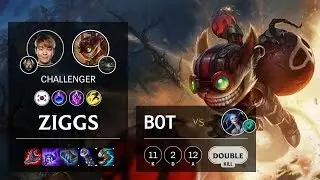 Ziggs Bot vs Jinx - KR Challenger Patch 10.7
