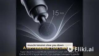 SALE Experience Ultimate Recovery with the Fusion Black Pro Massage Gun