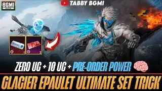 GLACIER EPAULET ULTIMATE SET TRICK#viral #bgmi #gaming 