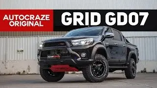 IRON MAIDEN // Toyota TRD Hilux SR5 Rims, Tyres, Lift Kit // Grid GD07 Wheels | AutoCraze 2017