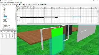como fazer vidros no SWEET HOME 3D