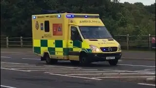 South central ambulance service - Mercedes box sprinter responding