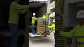 Using our SG220 Ductboard machine in Miami to cut the Straight Duct sections + delivering to Jobsite