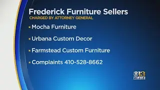 Frederick Co. Furniture Sellers Charged With Violating Consumer Protection Act, Frosh Says