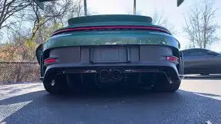 2024 Porsche 911 GT3RS Start up | Smyrna Green over Black w/ Yellow |