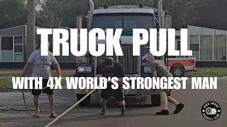 World's Strongest Man Teaches Me to Pull a Truck! - With 4x WSM Winner Magnus Ver Magnusson!
