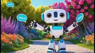 The Shy Robot Learned to Wave | English Nursery Rhyme | Kids Songs | Baby Music