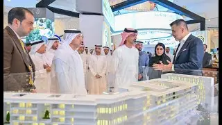 عمار  بن حميد يفتتح معرض عجمان للاستثمار العقاري 2025