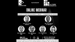 Architect & Construction Manager Synergy - Hosted by TAA in partnership with ACMK.