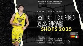 Best Mid-Long Range Shots 2025 | Franco Sewrjugin | U22 Tercera FEB U19 DR1 Leagues (Spain & Italy)